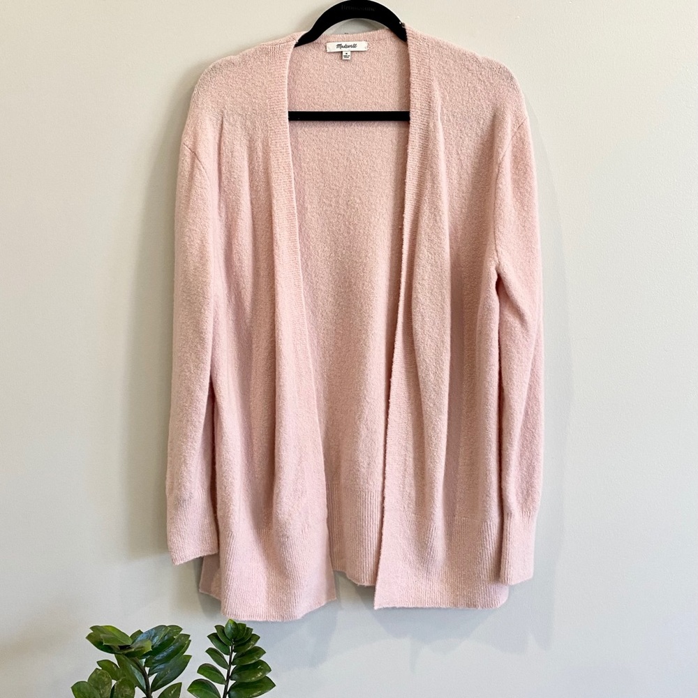 Madewell Blush Pink Open Cardigan